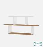 Sivom SIVOM ETHAN Multipurpose Modular Wall Racks/Shelves/Organiser/Décor Particle Board Wall Shelf (Number of Shelves - 5, ) for Modern Homes | Elegant Design & Premium Finish