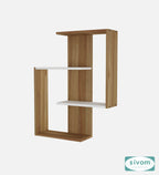 Sivom SIVOM ALEN Multipurpose Modular Wall Racks/Shelves/Organiser/Décor Particle Board Wall Shelf (Number of Shelves - 4, ) for Modern Homes | Elegant Design & Premium Finish