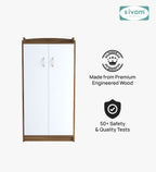 Sivom SIVOM Jade Engineered Wood Shoe Stand (, 6 Shelves, Knock Down) for Modern Homes | Elegant Design & Premium Finish