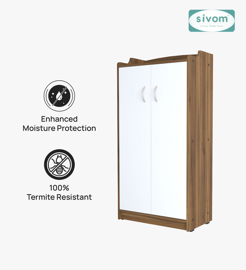 Sivom SIVOM Jade Engineered Wood Shoe Stand (, 6 Shelves, Knock Down) for Modern Homes | Elegant Design & Premium Finish