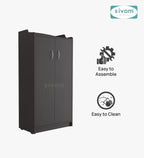 Sivom SIVOM Jade Engineered Wood Shoe Stand (, 6 Shelves, Knock Down) for Modern Homes | Elegant Design & Premium Finish