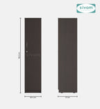 Sivom SIVOM JENNIFER Multipurpose 1 Door Wardrobe / Spacious 4 Shelves with Drawer Engineered Wood 1 Door Wardrobe for Modern Homes | Elegant Design & Premium Finish