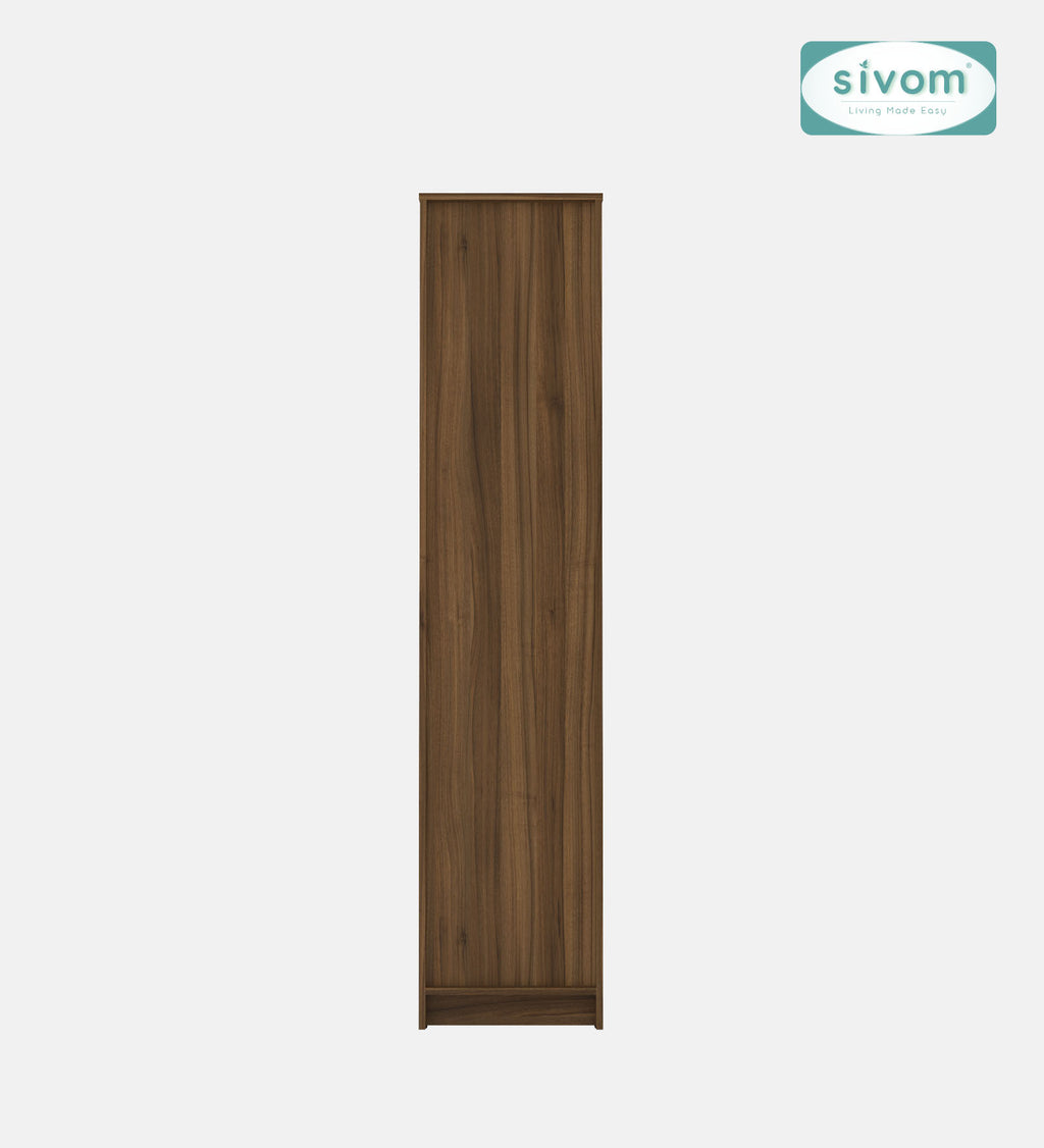 Sivom SIVOM JENNIFER Multipurpose 1 Door Wardrobe / Spacious 4 Shelves with Drawer Engineered Wood 1 Door Wardrobe for Modern Homes | Elegant Design & Premium Finish