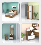 Sivom furniture Kang Queen With Storage Bedroom Combo