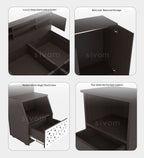 Sivom furniture Kang Queen With Storage Bedroom Combo