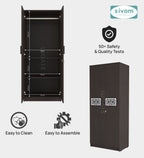 Sivom furniture Kang Queen With Storage Bedroom Combo