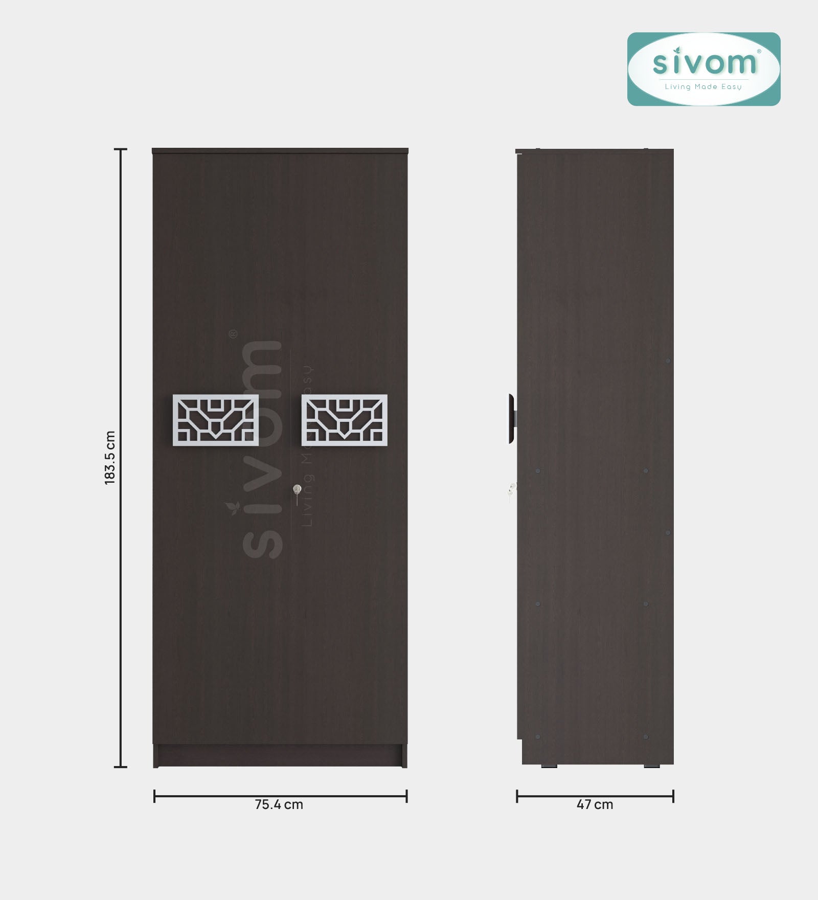Sivom furniture Kang Queen With Storage Bedroom Combo