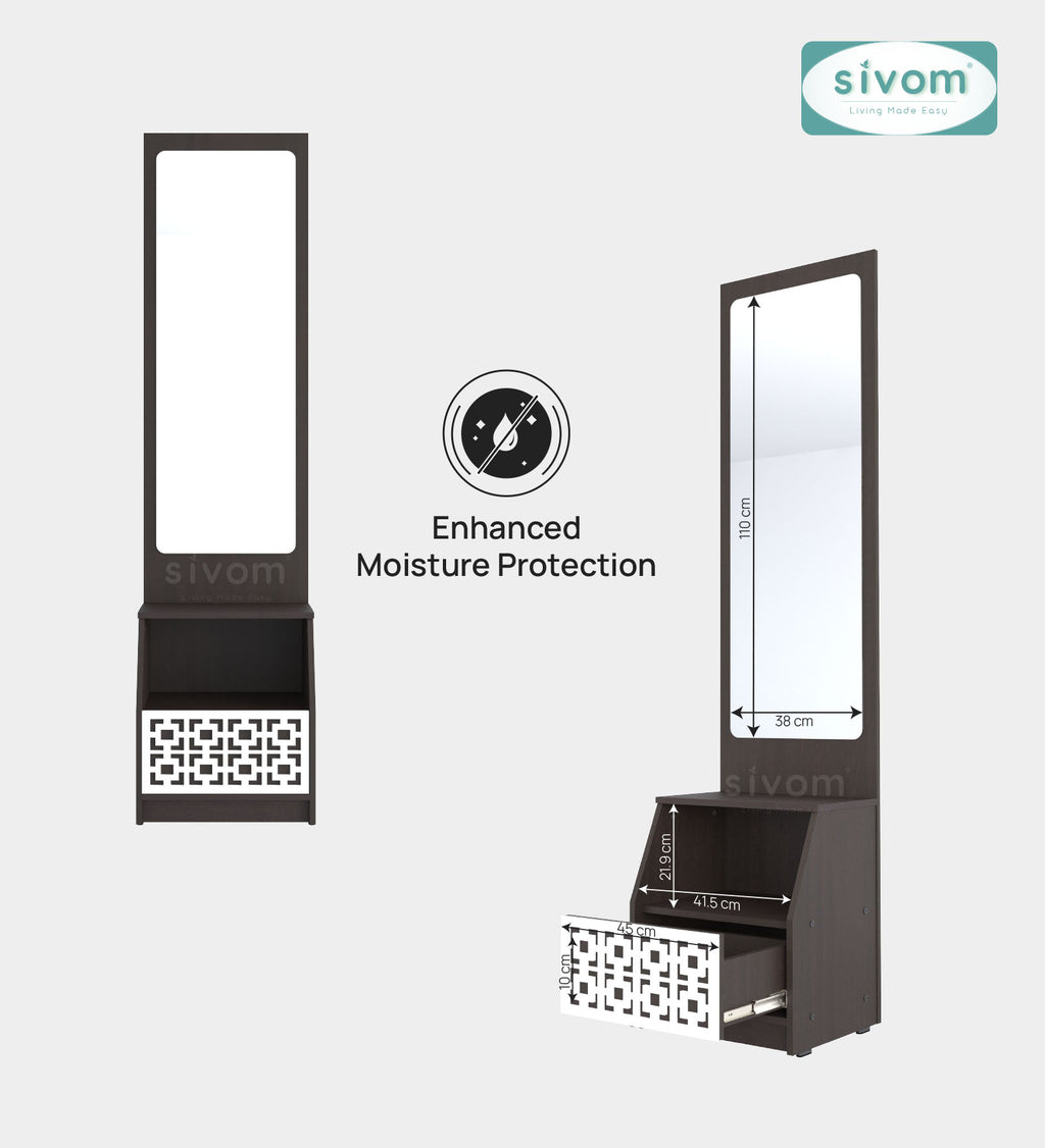 Sivom furniture Kang Queen With Storage Bedroom Combo