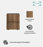 Sivom SIVOM Kate Engineered Wood Shoe Rack (, 4 Shelves, Knock Down) for Modern Homes | Elegant Design & Premium Finish