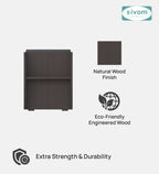 Sivom SIVOM Kate Engineered Wood Shoe Rack (, 4 Shelves, Knock Down) for Modern Homes | Elegant Design & Premium Finish