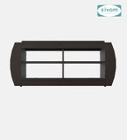 Sivom SIVOM Kate Engineered Wood Shoe Rack (, 4 Shelves, Knock Down) for Modern Homes | Elegant Design & Premium Finish