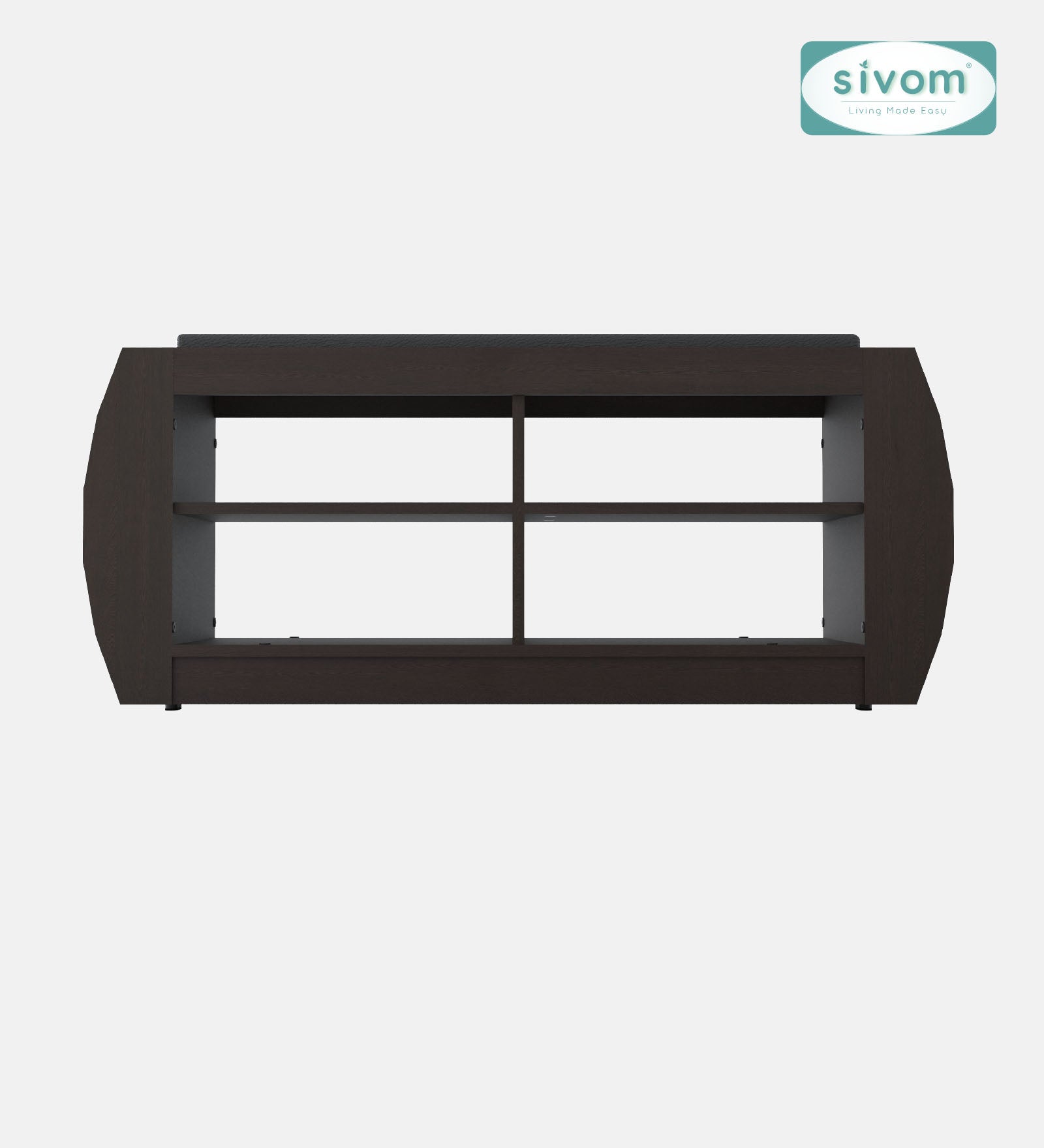 Sivom SIVOM Kate Engineered Wood Shoe Rack (, 4 Shelves, Knock Down) for Modern Homes | Elegant Design & Premium Finish