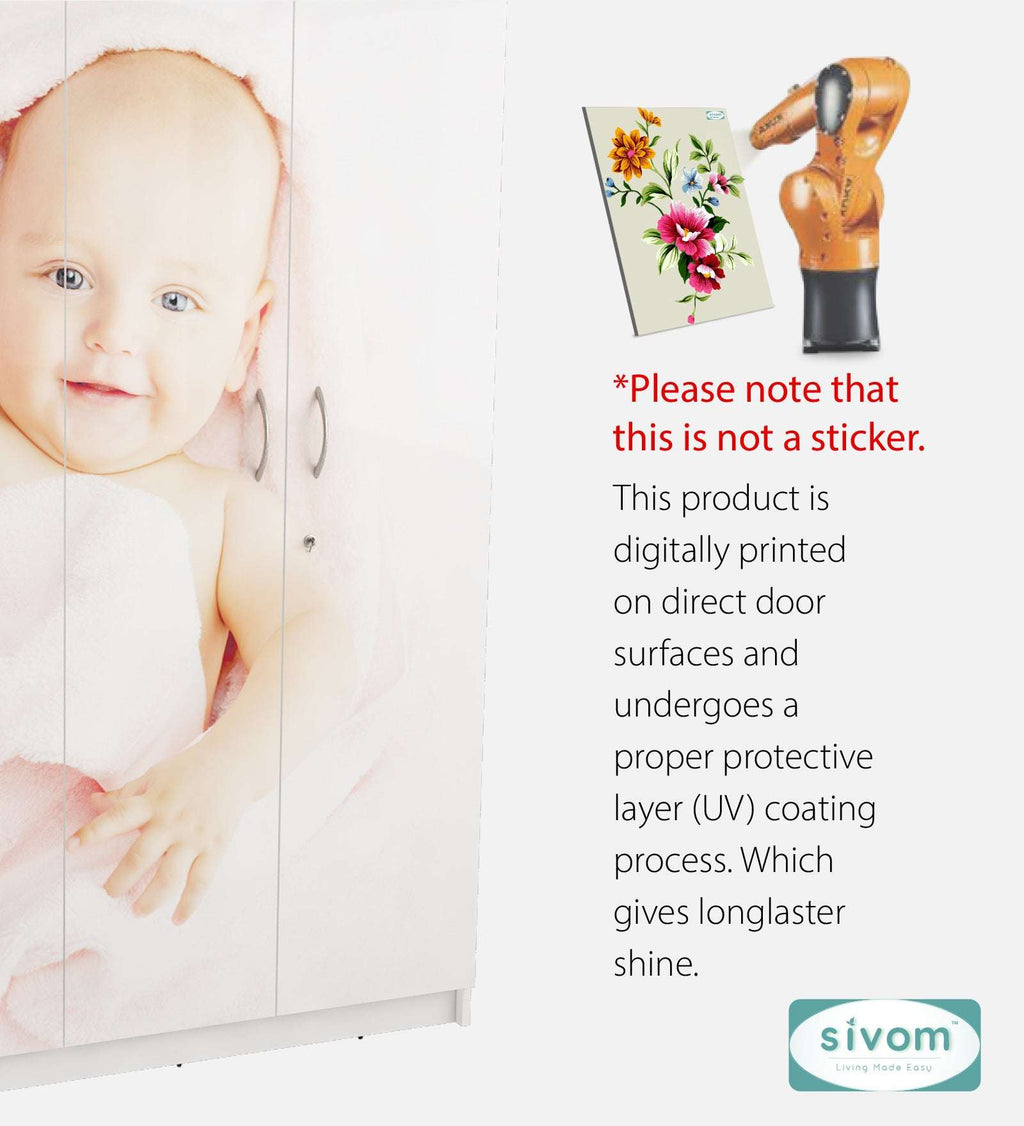 Sivom SIVOM Kiddle 4 Door Wardrobe Closet