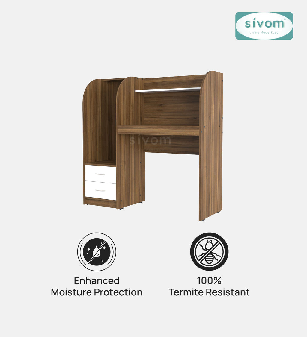 Sivom SIVOM Kidee Multipurpose Study/Home/Office Table Engineered Wood Study Table for Modern Homes | Elegant Design & Premium Finish