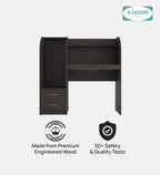 Sivom SIVOM Kidee Multipurpose Study/Home/Office Table Engineered Wood Study Table for Modern Homes | Elegant Design & Premium Finish