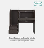 Sivom SIVOM Kidee Multipurpose Study/Home/Office Table Engineered Wood Study Table for Modern Homes | Elegant Design & Premium Finish