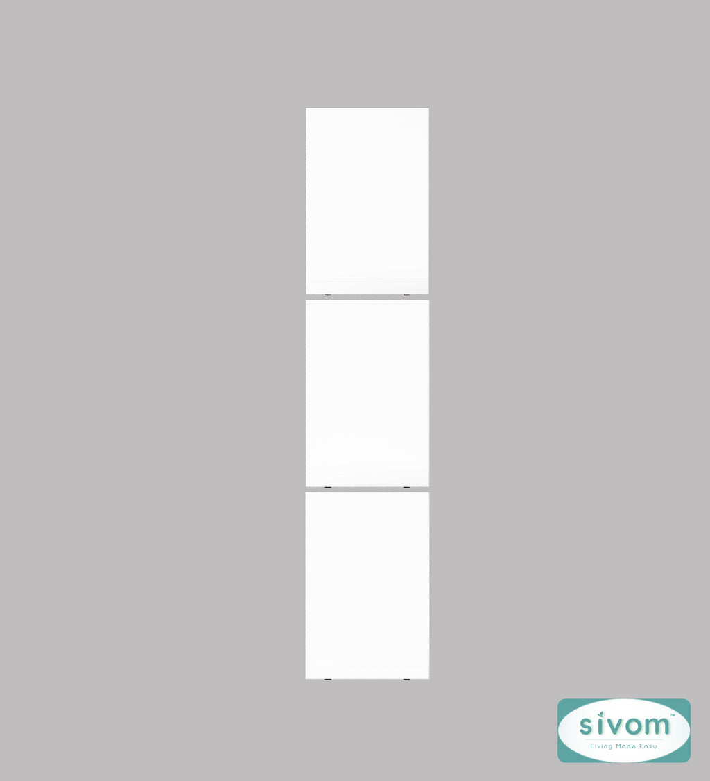 Sivom SIVOM KITE Multipurpose Modular Wall Racks/Shelves/Organiser/Décor Particle Board Wall Shelf (Number of Shelves - 3, ) for Modern Homes | Elegant Design & Premium Finish