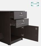 SIVOM Kooka Engineered Wood Executive Desk | Elegant Design & Premium Finish