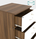 Sivom SIVOM Kresta Multipurpose Storage Drawer/Study/Home/Office Engineered Wood Close Book Shelf for Modern Homes | Elegant Design & Premium Finish