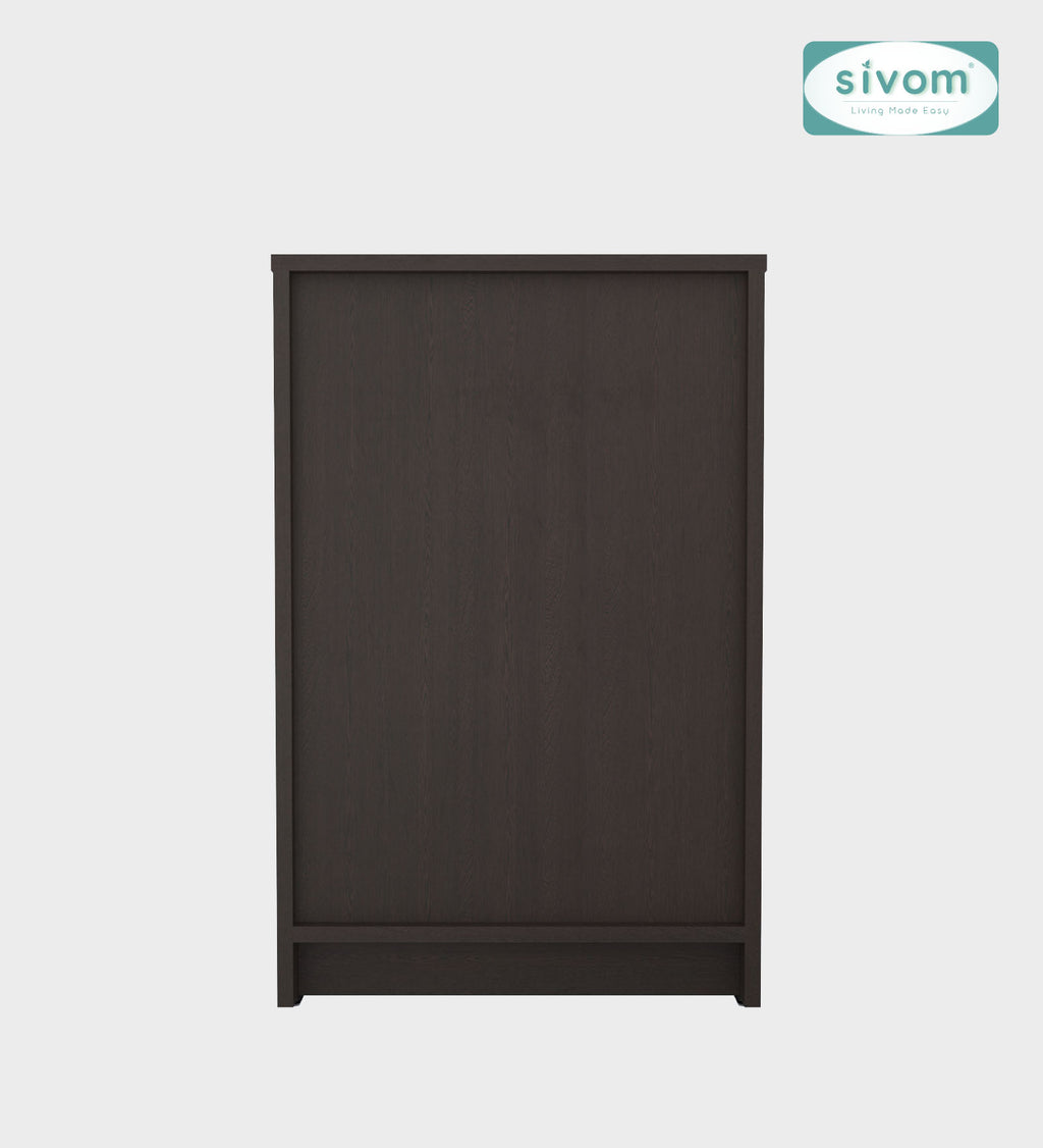 Sivom SIVOM Kresta Multipurpose Storage Drawer/Study/Home/Office Engineered Wood Close Book Shelf for Modern Homes | Elegant Design & Premium Finish