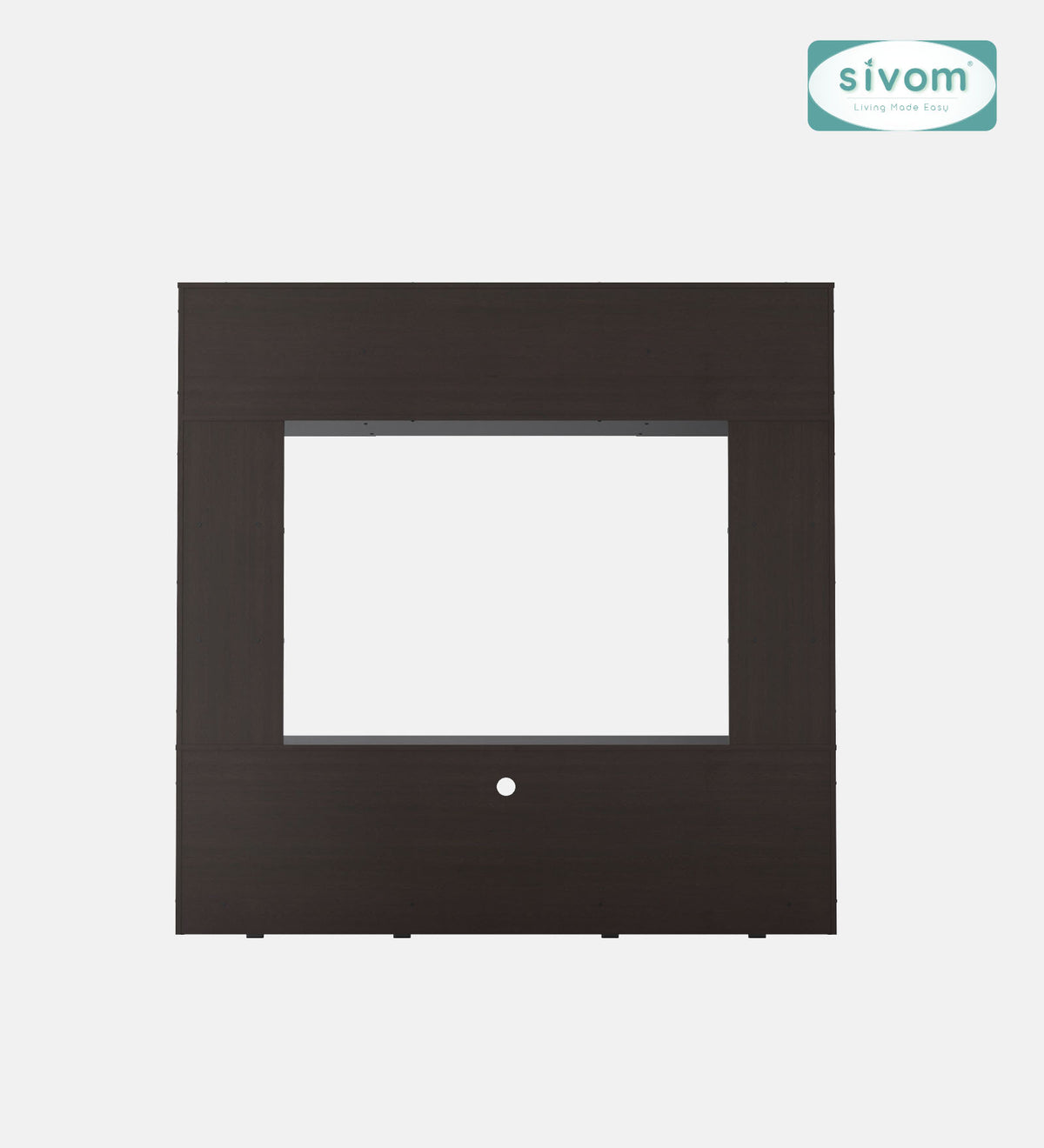 Sivom SIVOM LENIN Multipurpose TV Unit fits upto 43 inch with Storage Engineered Wood TV Entertainment Unit for Modern Homes | Elegant Design & Premium Finish