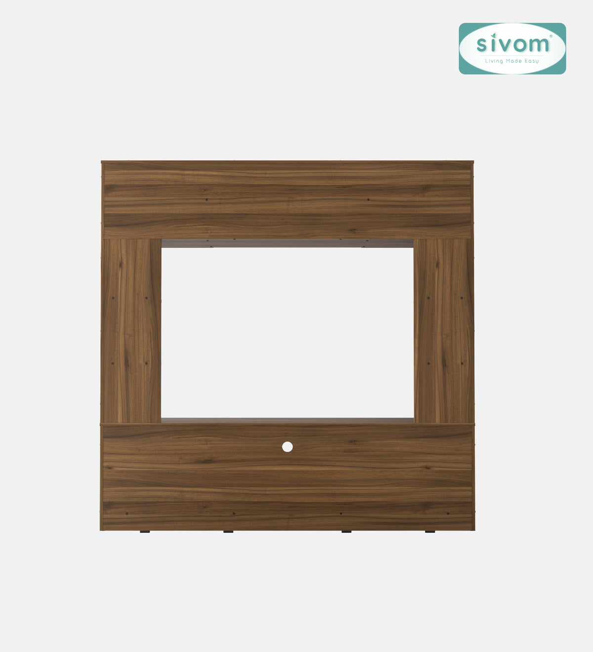 Sivom SIVOM LENIN Multipurpose TV Unit fits upto 43 inch with Storage Engineered Wood TV Entertainment Unit for Modern Homes | Elegant Design & Premium Finish