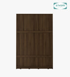 Sivom SIVOM Leo Multipurpose 3 Door Wardrobe / Spacious Shelves with Hanging Rail Engineered Wood 3 Door Wardrobe for Modern Homes | Elegant Design & Premium Finish