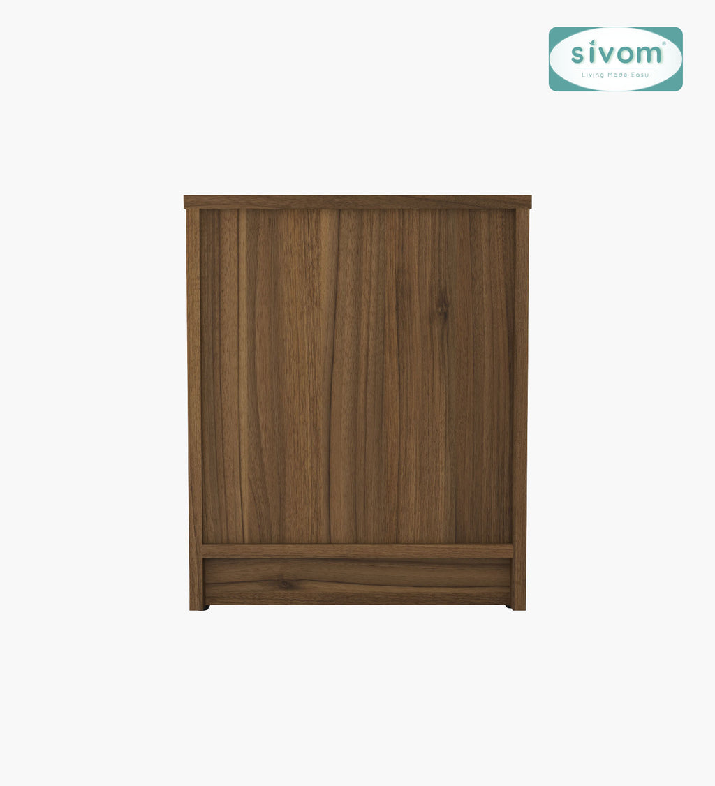 Sivom SIVOM Lita Multipurpose Side Table Engineered Wood Bedside Table for Modern Homes | Elegant Design & Premium Finish