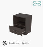 Sivom SIVOM Lita Multipurpose Side Table Engineered Wood Bedside Table for Modern Homes | Elegant Design & Premium Finish