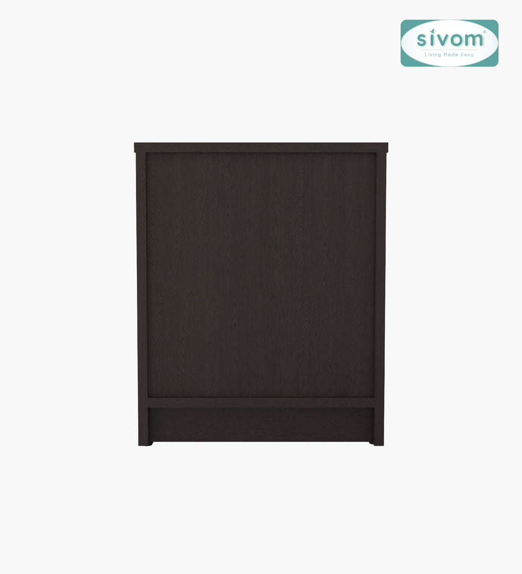 Sivom SIVOM Lita Multipurpose Side Table Engineered Wood Bedside Table for Modern Homes | Elegant Design & Premium Finish