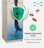 Sivom SIVOM Little Digital Printed Multipurpose 1 Door Wardrobe / Spacious 4 Shelves with Drawer Engineered Wood 1 Door Wardrobe for Modern Homes | Elegant Design & Premium Finish