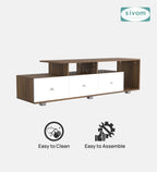 Sivom furniture SIVOM Livid Multipurpose TV Unit fits upto 43 inch with Storage Engineered Wood TV Entertainment Unit for Modern Homes | Elegant Design & Premium Finish