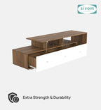 Sivom furniture SIVOM Livid Multipurpose TV Unit fits upto 43 inch with Storage Engineered Wood TV Entertainment Unit for Modern Homes | Elegant Design & Premium Finish
