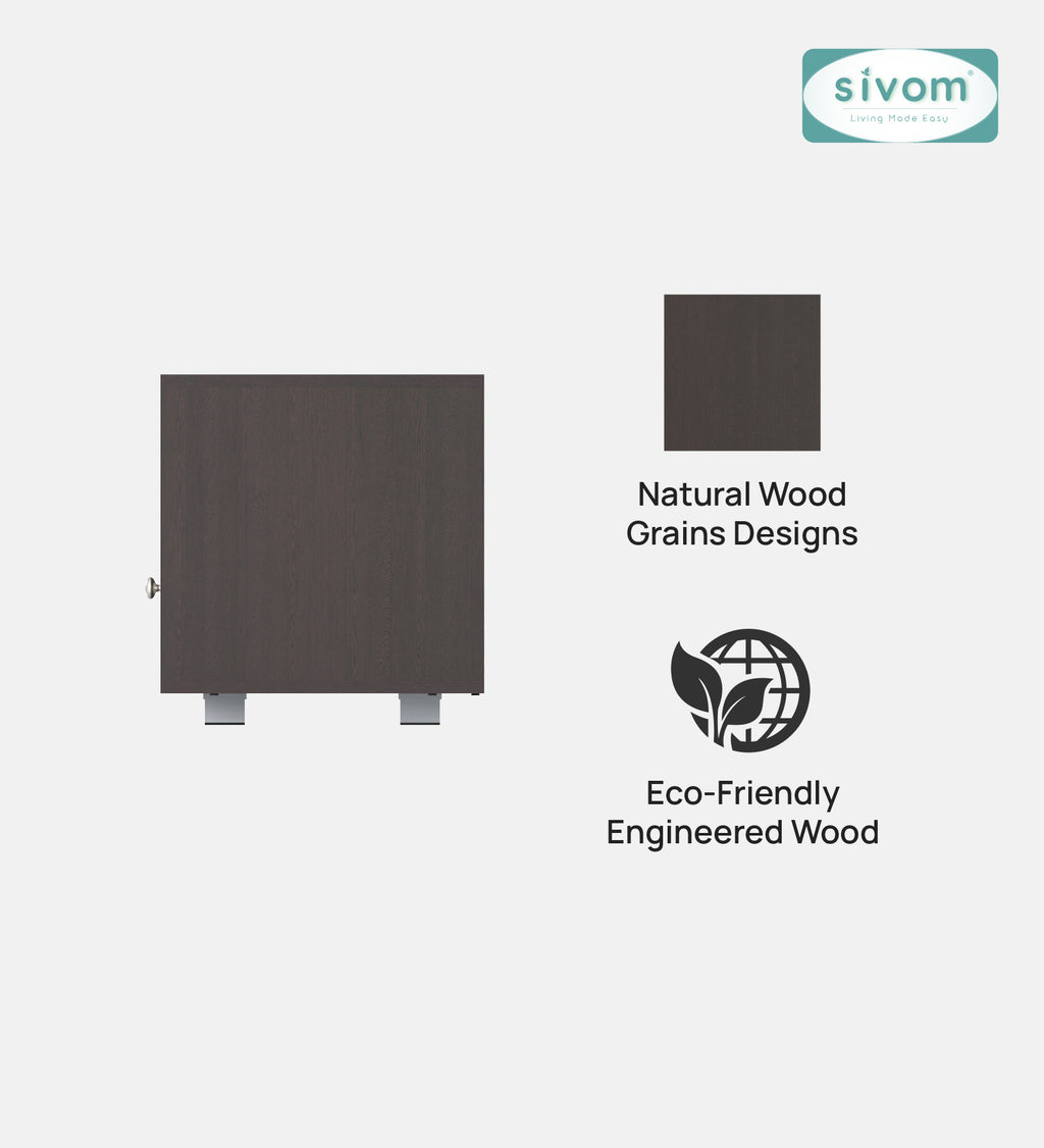 Sivom furniture SIVOM Livid Multipurpose TV Unit fits upto 43 inch with Storage Engineered Wood TV Entertainment Unit for Modern Homes | Elegant Design & Premium Finish