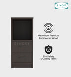 Sivom SIVOM Livi Multipurpose Storage Unit/ Engineered Wood Free Standing Cabinet for Modern Homes | Elegant Design & Premium Finish