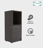 Sivom SIVOM Livi Multipurpose Storage Unit/ Engineered Wood Free Standing Cabinet for Modern Homes | Elegant Design & Premium Finish