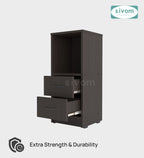 Sivom SIVOM Livi Multipurpose Storage Unit/ Engineered Wood Free Standing Cabinet for Modern Homes | Elegant Design & Premium Finish