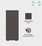 Sivom SIVOM Livi Multipurpose Storage Unit/ Engineered Wood Free Standing Cabinet for Modern Homes | Elegant Design & Premium Finish
