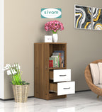 Sivom SIVOM Livi Multipurpose Storage Unit/ Engineered Wood Free Standing Cabinet for Modern Homes | Elegant Design & Premium Finish