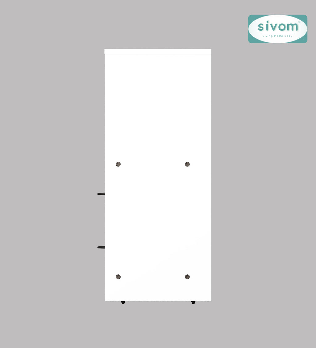 Sivom SIVOM Livi Multipurpose Storage Unit/ Engineered Wood Free Standing Cabinet for Modern Homes | Elegant Design & Premium Finish