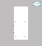 Sivom SIVOM Livi Multipurpose Storage Unit/ Engineered Wood Free Standing Cabinet for Modern Homes | Elegant Design & Premium Finish