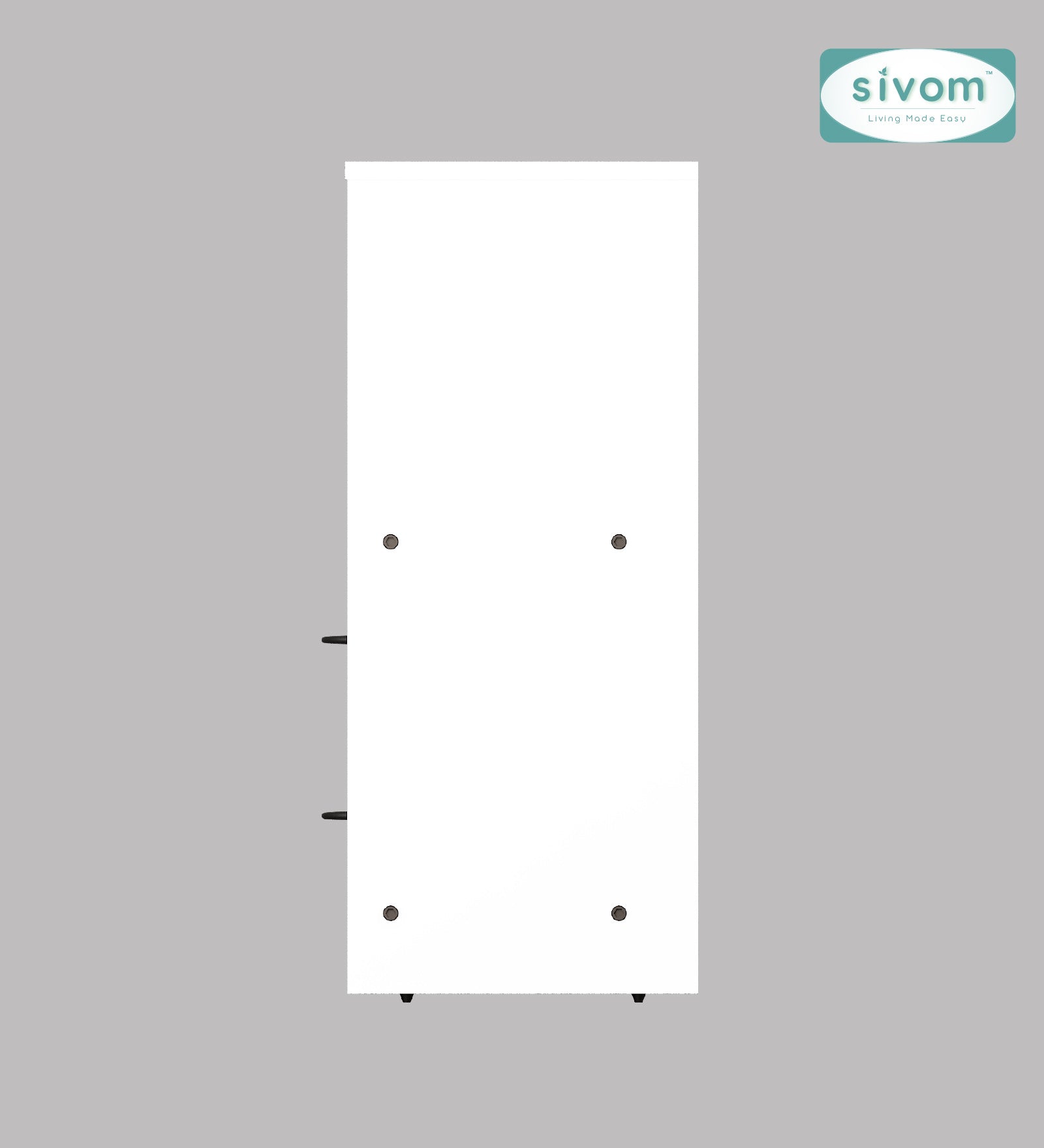 Sivom SIVOM Livi Multipurpose Storage Unit/ Engineered Wood Free Standing Cabinet for Modern Homes | Elegant Design & Premium Finish