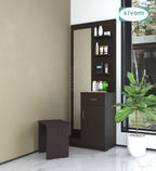 Sivom SIVOM Logic Dressing Table with Stool Engineered Wood Dressing Table for Modern Homes | Elegant Design & Premium Finish