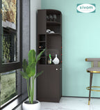 Sivom SIVOM Luxe Bar unit for Home/Bar Engineered Wood Bar Cabinet for Modern Homes | Elegant Design & Premium Finish