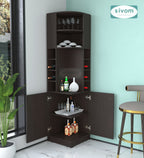 Sivom SIVOM Luxe Bar unit for Home/Bar Engineered Wood Bar Cabinet for Modern Homes | Elegant Design & Premium Finish