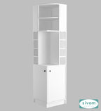 Sivom SIVOM Luxe Bar unit for Home/Bar Engineered Wood Bar Cabinet for Modern Homes | Elegant Design & Premium Finish