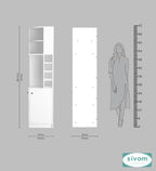 Sivom SIVOM Luxe Bar unit for Home/Bar Engineered Wood Bar Cabinet for Modern Homes | Elegant Design & Premium Finish