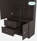 Sivom furniture SIVOM Larys Dressing Table with Stool Engineered Wood Dressing Table for Modern Homes | Elegant Design & Premium Finish