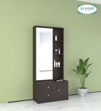 Sivom furniture SIVOM Larys Dressing Table with Stool Engineered Wood Dressing Table for Modern Homes | Elegant Design & Premium Finish