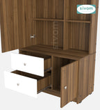 Sivom furniture SIVOM Larys Dressing Table with Stool Engineered Wood Dressing Table for Modern Homes | Elegant Design & Premium Finish